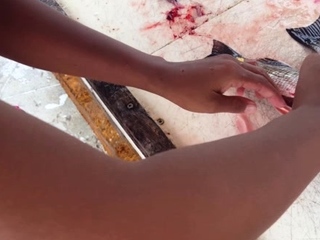 Amateur teen Blowjob with hardcore drilling