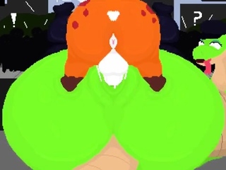 Awesome hentai anal sex with stunning excited nurse