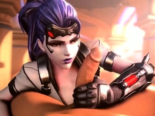 Brunette is shafted in a 3D fucking