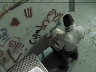 Cock hungry blonde gives nice blowjobs to a black dude