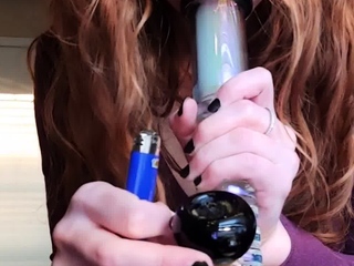 Curly Blonde Teen Records Solo Dildo Masturbation More at