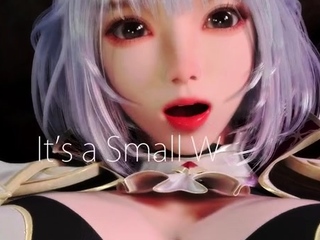 Foxy 3D Superwoman bounces up and down on a cock