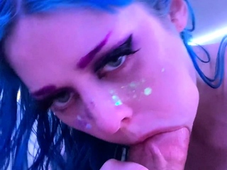 Homemade amateur webcam blowjob