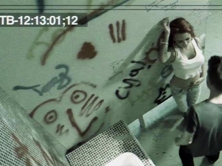 Horny redheaded slut sucks a hard cock and let him fuck her