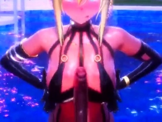 Hot 3D redhead licking a pussy while getting fucked