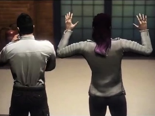 Hot 3D redhead licking a pussy while getting fucked