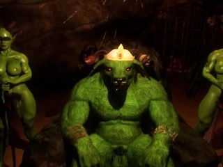 Hot 3D redhead licking a pussy while getting fucked