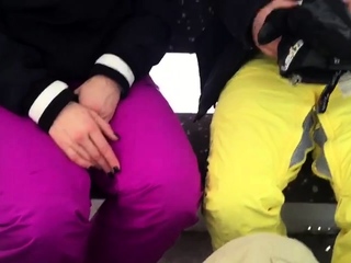 Huge Japan blowjob and handjob POV orgy with a cumshot