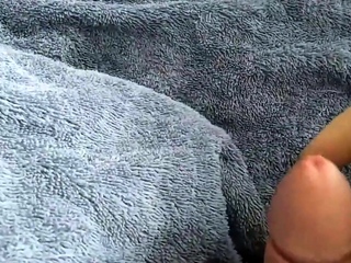 i jerk off my small penis and show balls