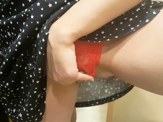 Masturbating in a Changing Room!