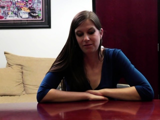 Office lesbians embrace in hardcore oral session