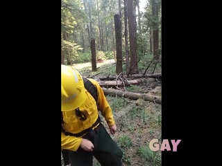 real wildfire worker