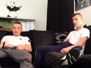 Straight British Mates Watch Porn and Wank Together ((FYFF))