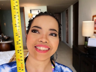 Super tiny Thai teen shows guy around