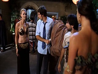 Yvonne Strahovski showing some nice cleavage in a sexy