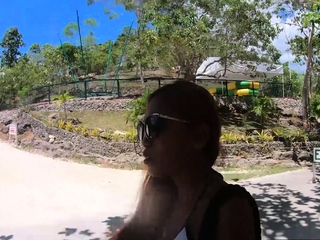 Zipline and sex with Thai girlfriend