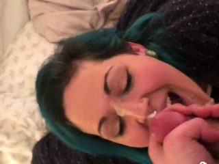 Amateur girl blowjob cumshot for cash 03