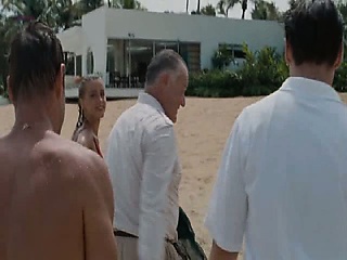 Amber Heard smoking cigarette while showing off amazing