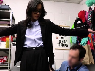 Asian thief tried to steal some sex toy