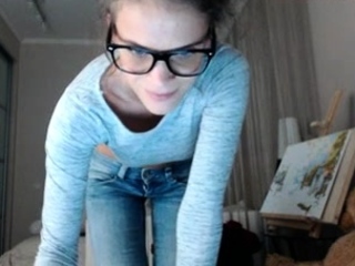 Curly Blonde Teen Records Solo Dildo Masturbation More at