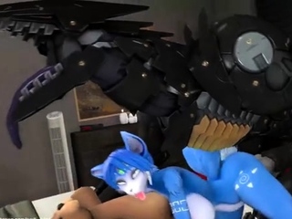 Foxy 3D Superwoman bounces up and down on a cock