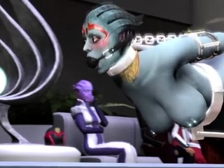 Foxy 3D Superwoman bounces up and down on a cock