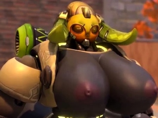 Hot 3D redhead licking a pussy while getting fucked