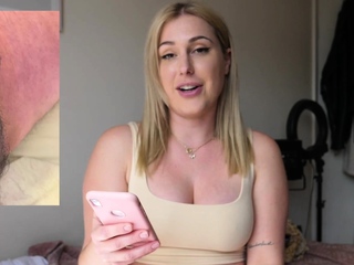 SPH solo babe humiliates small shafts