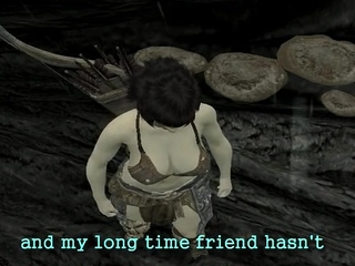 Two 3d cartoon cuties are ready for their bath