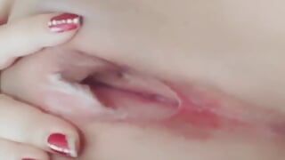 White Girl Body Exposure and Masturbation