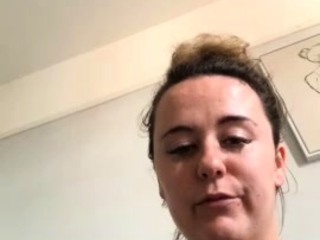 Amateur striptease and Solo masturbation