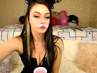 Amateur striptease and Solo masturbation