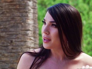 Big tits MILF fucks her new neighboor