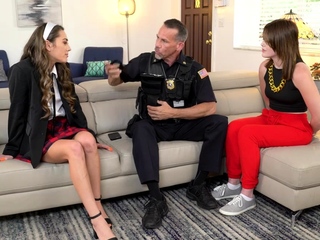 Cop stepdads swaps their stepdaughters