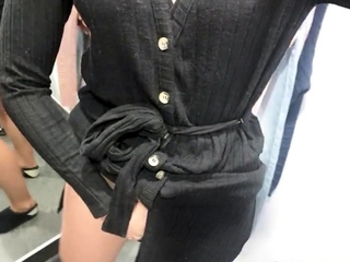 CUMMING IN A CHANGING ROOM!