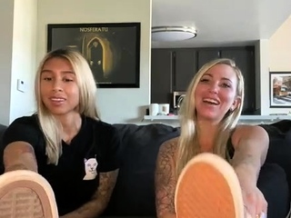 Empress Amora – Sweaty Sneaker Worship w_ Sorceress Bebe