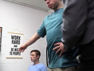 Flexible gay teen thieves fucked by a muscle LP officer