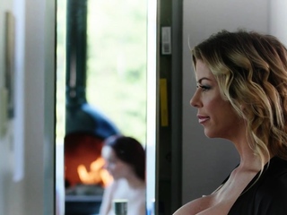 Horny lesbian gets oral from babe