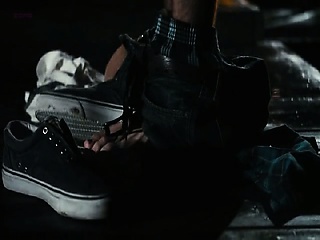 Katrina Bowden hot in lingerie showing her cleavage and