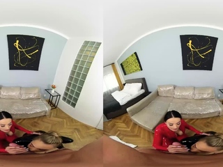 Maddy Black and Rika Fane in latex