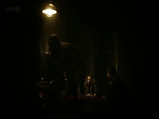 Natalie Dormer showing bare breasts first when she wakes up