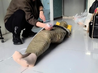 Nylon and Tape Mummy