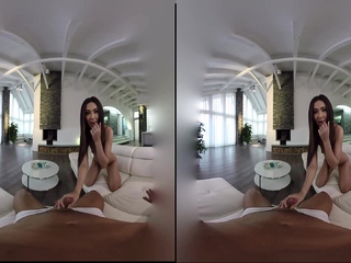 Perfect babe riding sucks and fucks your cock in your