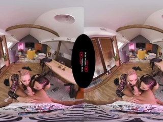 Punk babes love it rought