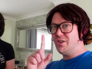 Slut from Leeds sucking nerd