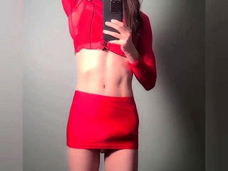 Solo webcam tranny masturbation