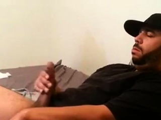 Str8 mexican daddy stroke watching porn