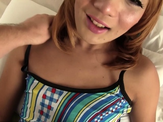 Tight Thai shemale rough ass fucking