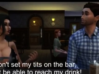 Two 3d cartoon cuties are ready for their bath