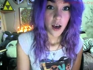 Webcam brunette furios anger masturbation 2